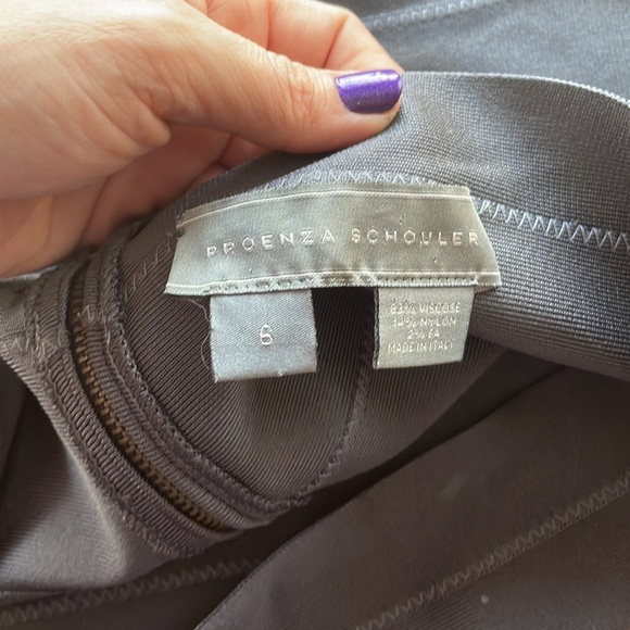 PROENZA SCHOULSR sz6 Herve lever style gray bandage skirt - Picture 3 of 5